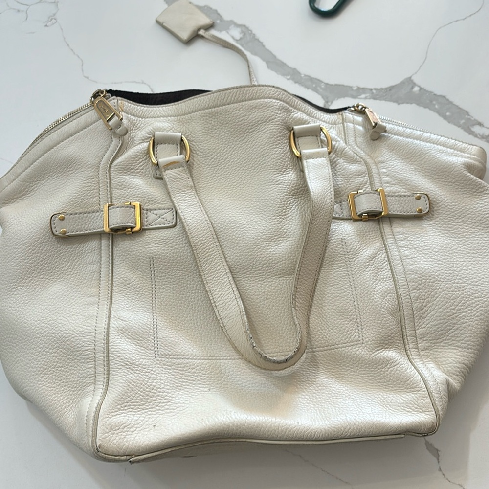 YSL Cream - Tote/Shoulder Bag